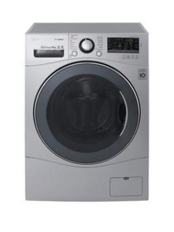 Lg Fh4A8Jds4 10Kg Load, 1400 Spin Washing Machine - Silver